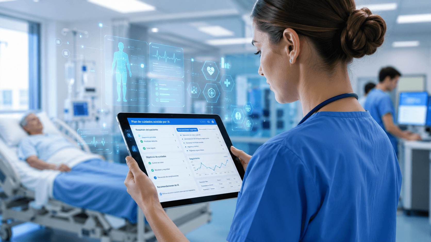 El uso de la inteligencia artificial en hospitales para planes de cuidados enfermeros
